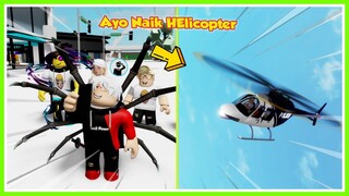 PERTAMA KALINYA AJAK EMAK JALAN JALAN NAIK HELICOPTER DI BROOKHAVEN!!! ROBLOX MIKOCIL