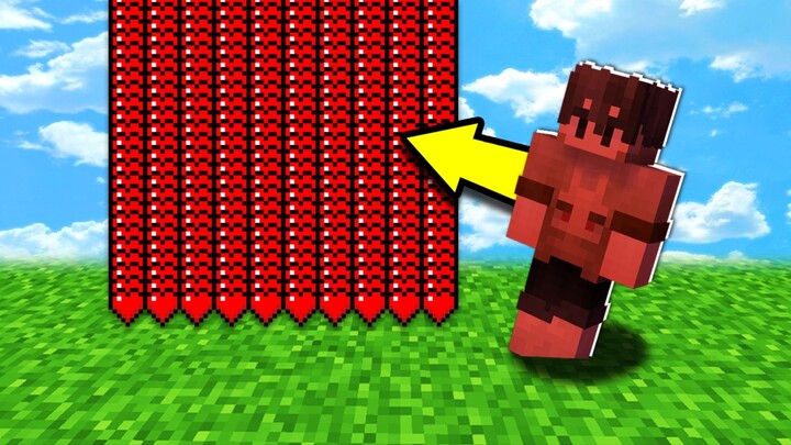 You only have 1 heart at the start, but taking damage can increase your health!
