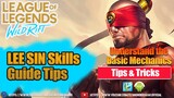 LEE SIN Skills Guide BASIC MECHANICS for Beginners (Understanding) | Tagalog/English