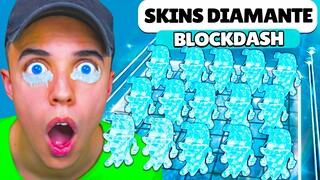 BLOCK DASH pero SOLO con SKINS DE DIAMANTE! 💎😱 *épico*