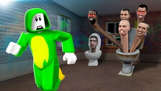 How Mikey and JJ Escape The Scary SKIBIDI Toilet - Maizen Roblox