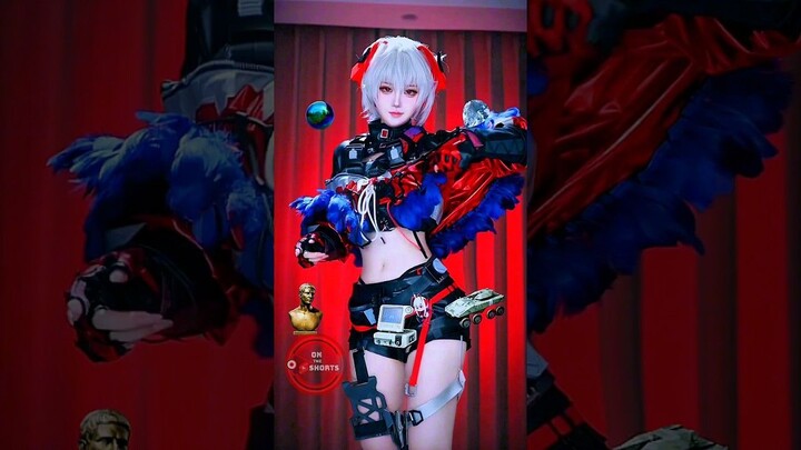 Wis'adel × Hackclaw Cute Dance  Delta Force Cosplay ⚔️ Arknights Cosplay #shorts