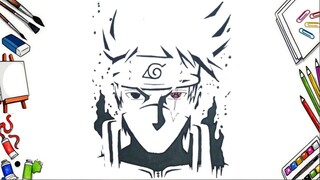 Menggambar KAKASHI yang Gampang