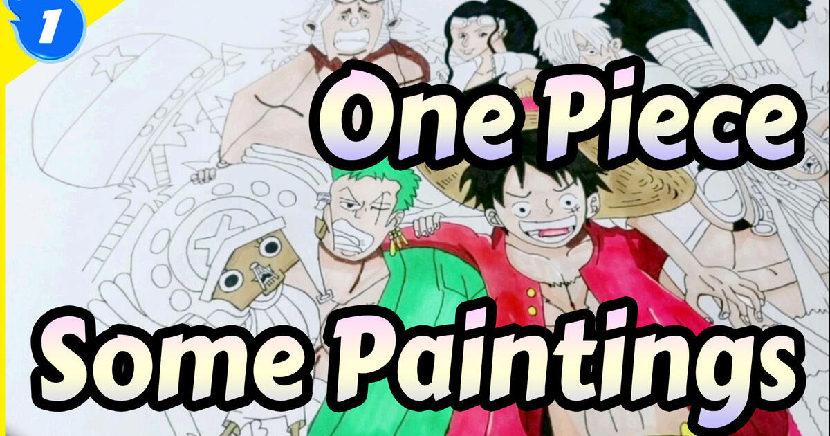 One Piece Some Paintings 1 Bilibili