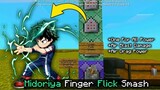 How to get Midoriya's Finger Flick Smash Power in Minecraft using Command Blocks