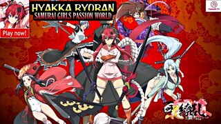 Hyakka Ryoran Samurai Girls Passion World Gameplay - Idle RPG Game Android