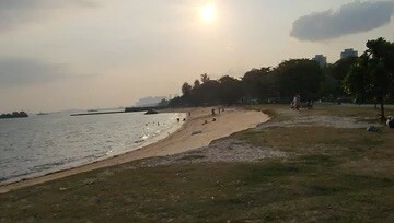 East Coast Park Beaches in Singapore is so stunning