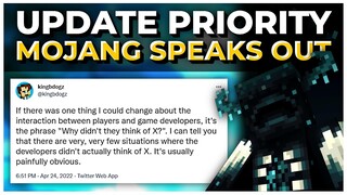 Mojang Speaks Out About WILD UPDATE PRIORITIES! | Minecraft 1.19 Update Information