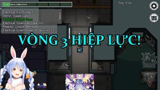 [Hololive Vietsub] [Among Us] Hololive trong Among us Pekora bị đồng đội phản bội vòng 3