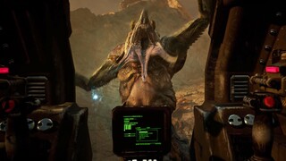 Humans are eaten by alien monsters and trapped in an endless loop, endlessly dying and coming back t