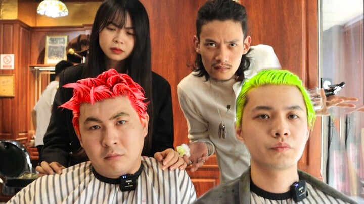 Never get a haircut with a couple!