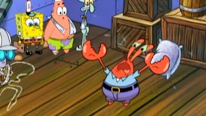 พนักงานของ Mr. Krabs ได้รับบาดเจ็บจากการทำงาน ทำให้เขาต้องเสียค่าปรับจำนวน 1 ดอลลาร์