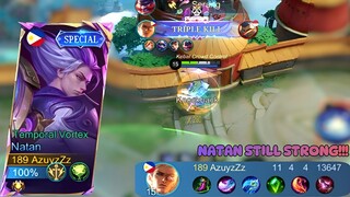 Natan Still Strong 🥇🥇| The Best Gameplay Natan, Best Build and Emblem Natan