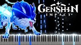 Genshin Impact - Symphony of the Boreal Wind (Wolf Boss Battle) Piano Version