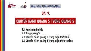 HOÀ ÂM ỨNG DỤNG | BÀI 9 | CHUYỂN HÀNH QUÃNG 5 - VÒNG QUÃNG 5