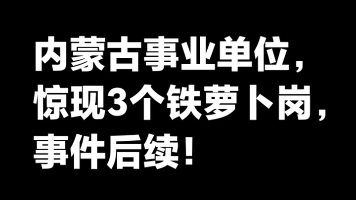 หน่วยงานราชการในมองโกเลียในพบตำแหน่งงาน “แครอทเหล็ก” 3 ตำแหน่ง เรื่องราวต่อจากนี้!