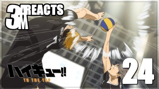 Reaction "Haikyuu!!" S4 E24 *This position, This timing, This angle* [ ハイキュー!! TO THE TOP ]
