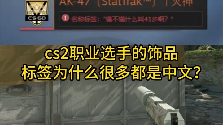 Mengapa banyak tag aksesori para pemain profesional CS2 yang menggunakan bahasa Mandarin?