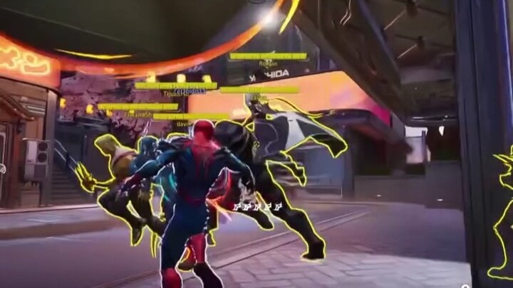 Kamu dan bro mencoba kombinasi jurus terbaru yang baru saja dipelajari di Marvel Contest of Champion