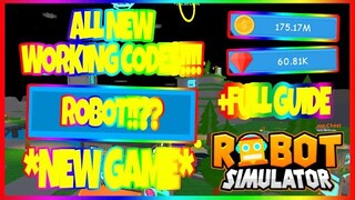 ALL 27 *NEW OP* CODES in ROBOT SIMULATOR (ROBLOX) [MAY-24-2020]