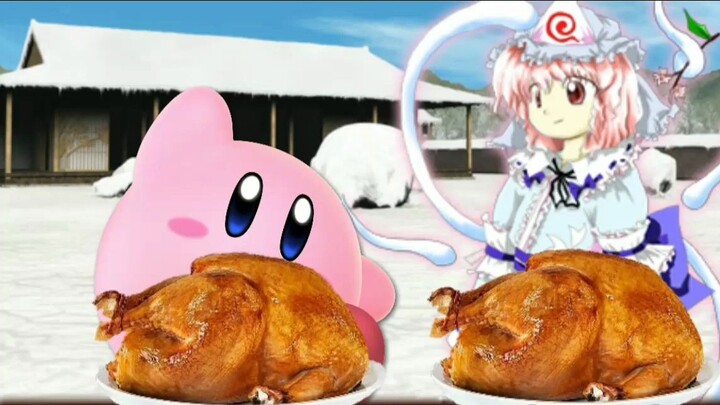 Kompetisi Pemakan Besar: Kirby vs Yuyuko