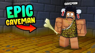 Prehistoric  Caveman!! in Roblox BedWars