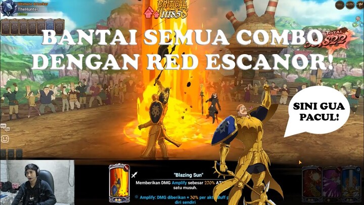 langsung nyerah semua ketemu red escanor di pvp ( Nanatsu No Tazai Grandcross Indonesia )