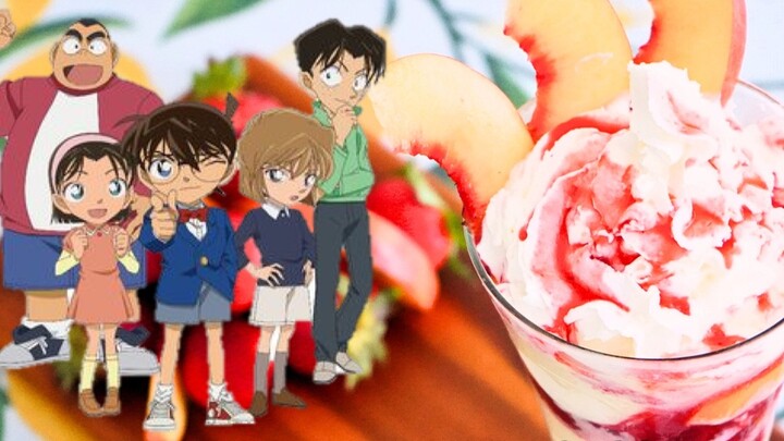 What Conan Eats: Peach Strawberry Sundae: The most detailed ice cream recipe!