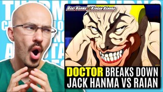 Doctor REACTS to Baki Hanma vs Kengan Ashura | Fight Injuries