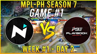 NXP VS LPE GAME 1 NEXPLAY SOLID VS LAUS PLAYBOOK ESPORTS   MPL PH SEASON 7   WEEK 1 DAY 2