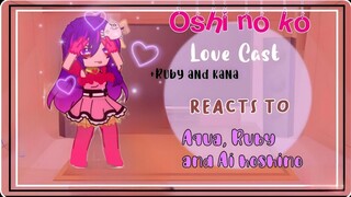 ||Oshi No Ko|| Reality Show Love Cast React To Hoshino Family #gacha #gachareact