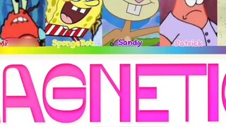 SpongeBob SquarePants family mobilization ai cover illit Magnetic!