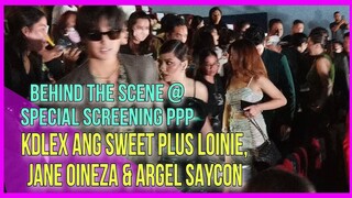 KDLEX ANG SWEET, ARGEL SAYCON BTS @ BACK TO BACK SPECIAL SCREENING OF PIRA PIRASONG PARAISO