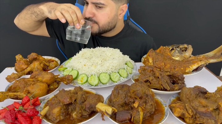 Chicken Mutton Eating |Mukbang |Asmr
