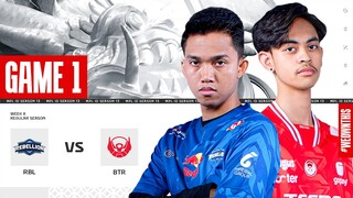 REBELLION ESPORTS vs BIGETRON ALPHA | Regular Season Week 8 Day 3 | Game 1 | #MPLIDS13