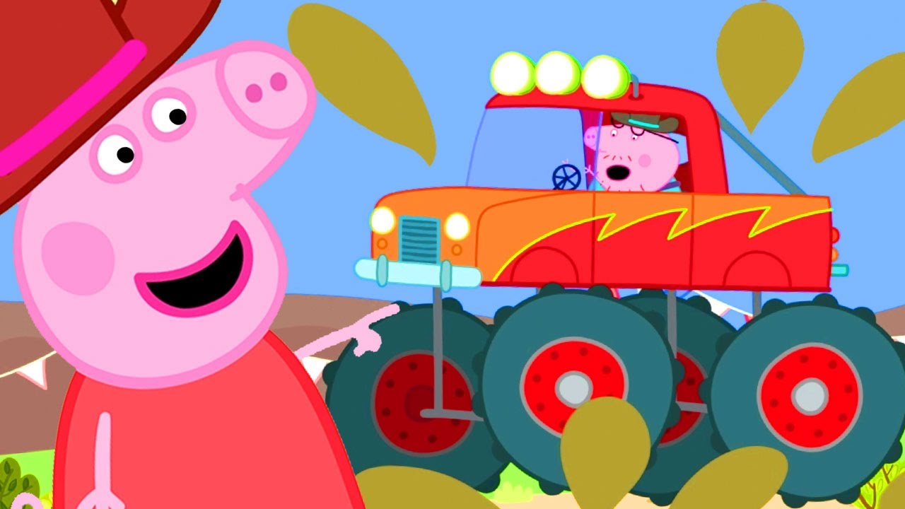 Peppa Pig Visits Madame Gazelle's House!  Peppa Pig Official Family Kids  Cartoon 