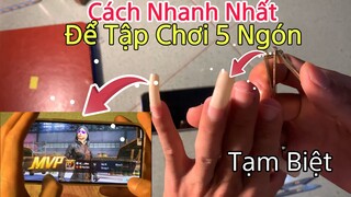 PUBG Mobile | Thao Tác Tay & Cách Để Chơi Được 5 Ngón 😁 Xuống Móng Tạm Biệt | NhâmHNTV