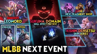 SUKUNA DOMAIN SKILL PREVIEW | KISHIN DENSETSU SERIES | FRAGMENT SHOP UPDATE - MLBB #whatsnext