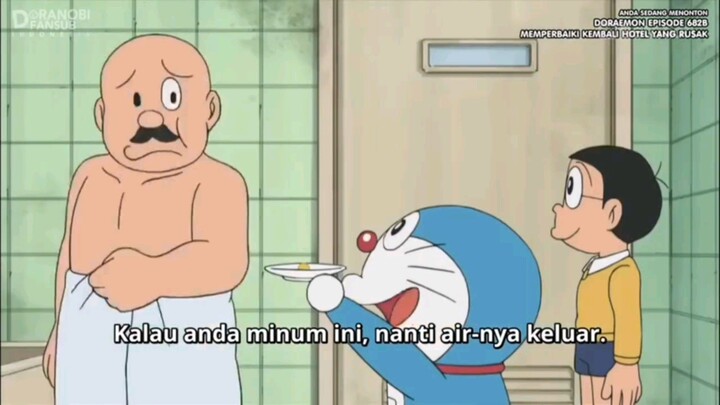 Doraemon - Membangun Kembali Hotel yang Rusak (Sub Indo)
