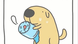 The dog is sweating, things are not simple