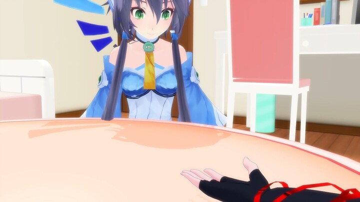 [V Family MMD] What will Tianyi put on your outstretched hand?