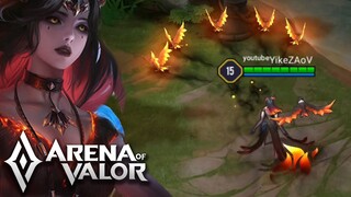 NATALYA: BURNING EMBERS SKIN GAMEPLAY | SSS ($60 SKIN) | 𝐍𝐄𝐖 𝐒𝐊𝐈𝐍 | Arena of Valor