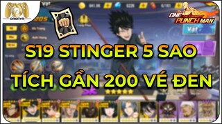 One Punch Man: The Strongest VNG: 239: (ĐÃ BÁN) S19 TOP 15 GIÁ 600K | NHIỀU VÉ ĐEN, STINGER 5 SAO