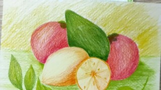 First drawings with new watercolor pencils