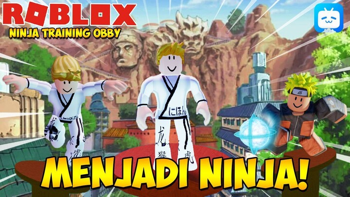 LATIHAN MENJADI NINJA !! - Roblox Ninja Training Obby!