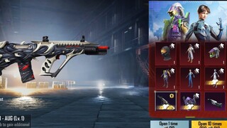 THE COOLEST UPGRADEABLE AUG Skin😍| NEW EVANGELION DISCOVERY EVENT | PUBG MOBILE | BGMI | COOL TITAN