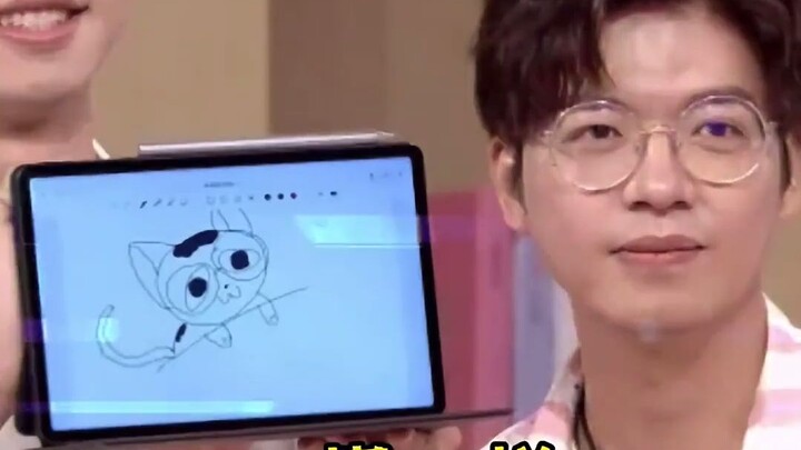 فتيان ممتازون بهذا القدر ومحبون إلى هذا الحد: القط الذي رسمه خه يونتشن يشبه شي روي تمامًا!