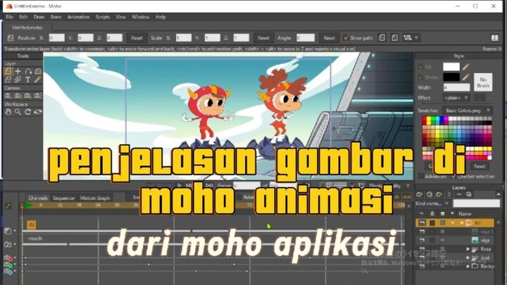 penjelasan gambar di moho animation