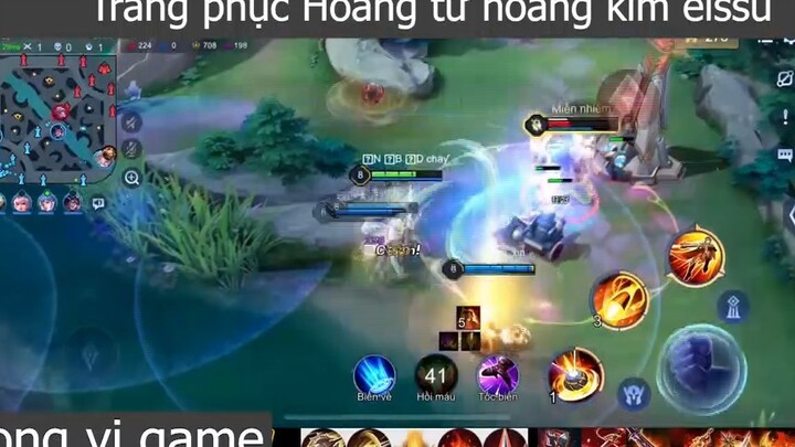 Trang phục Hoàng tử hoàng kim elssu p2 #songvigame