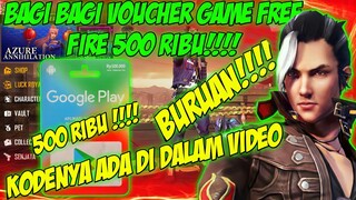 🔴BAGI BAGI KODE REDEEM 500 RIBU GAME FREE FIRE